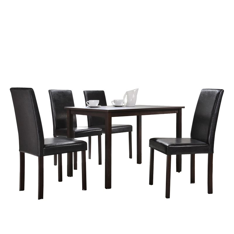 Baxton Studio Andrew 5 Piece Modern Dining Set Wholesale Interiors