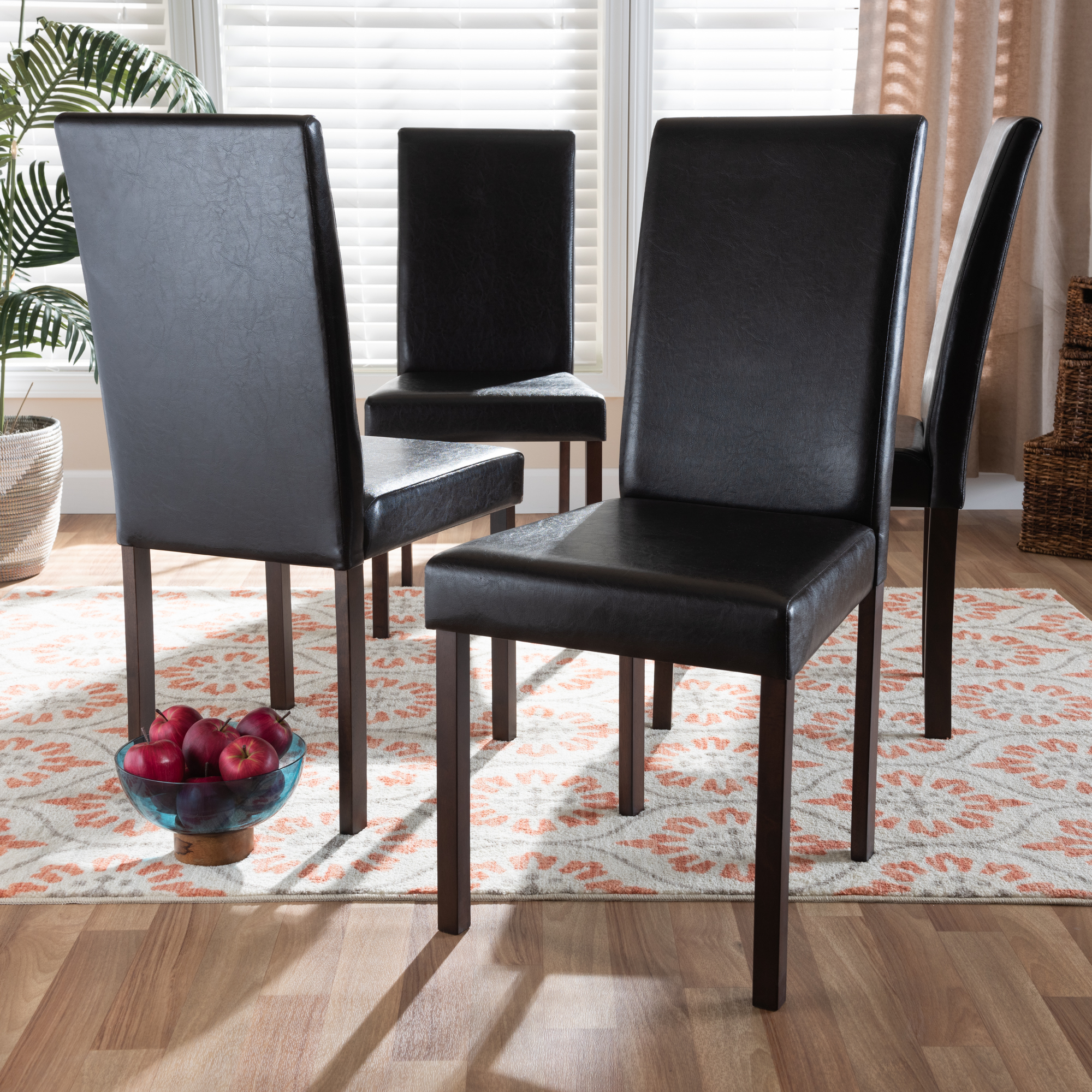 Baxton studio andrew store modern dining table