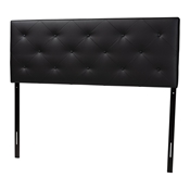 Baxton Studio Baltimore Modern and Contemporary King Black Faux Leather Upholstered Headboard Baxton Studio Baltimore Modern and Contemporary King Black Faux Leather Upholstered Headboard, wholesale furniture, restaurant furniture, hotel furniture, commercial furniture