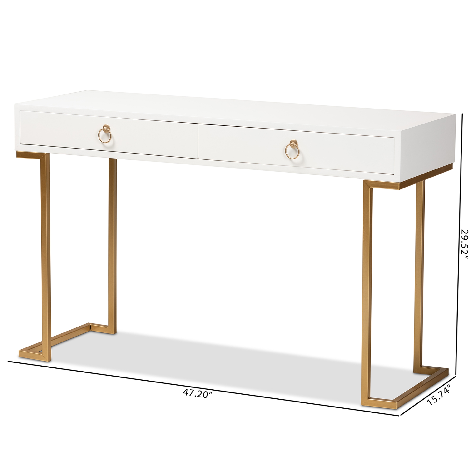 Baxton studio on sale console table