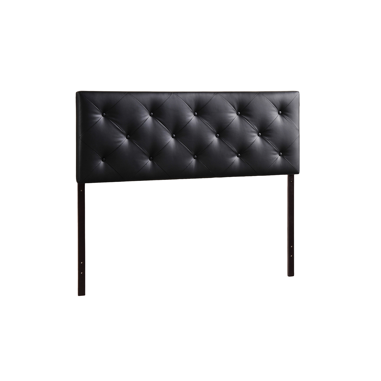 Baxton Studio Bedford Black Queen Sized Headboard Wholesale