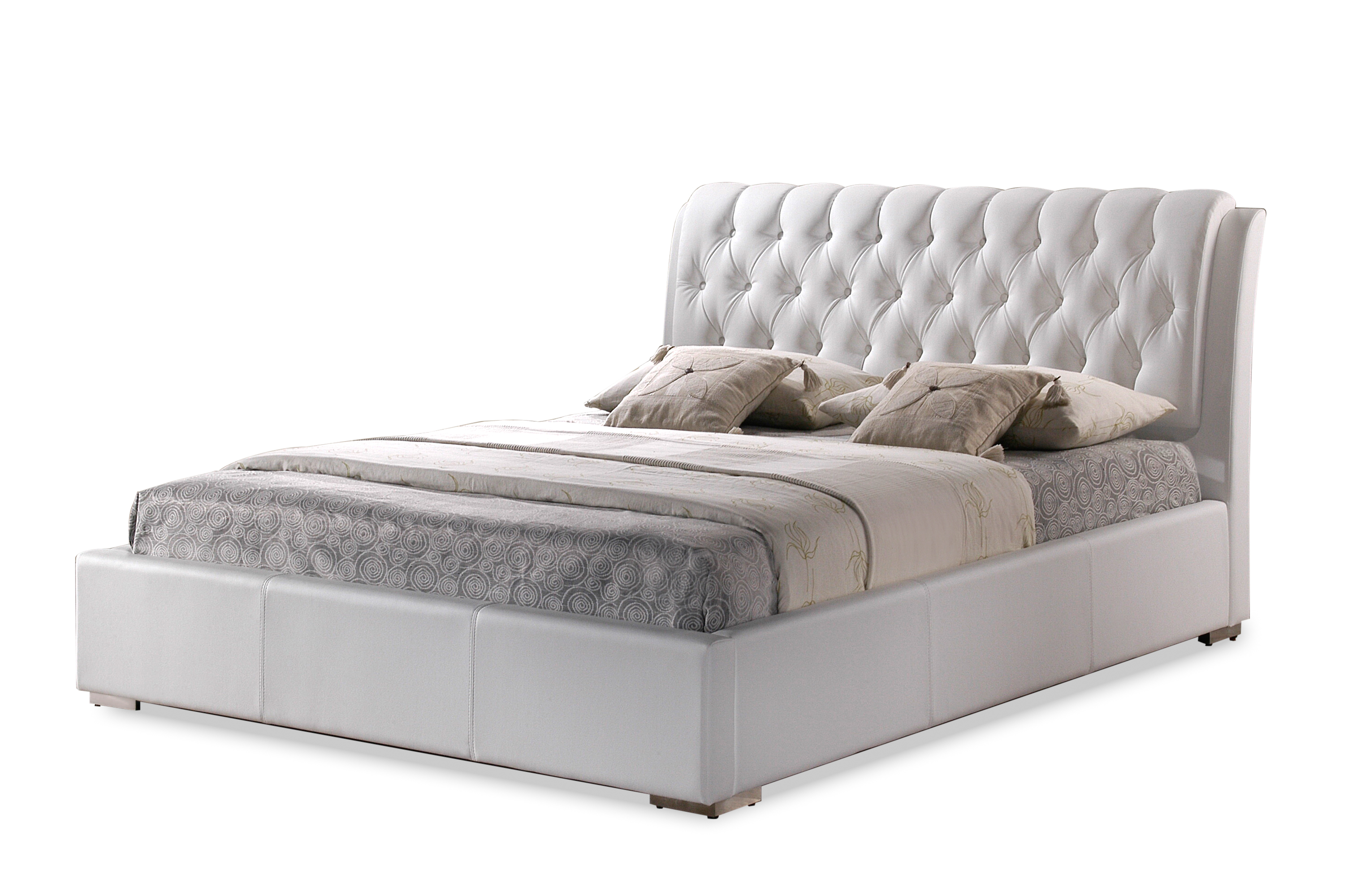 Baxton studio store tufted bed