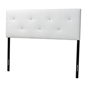 Baxton Studio Kirchem Upholstered White Full Sized Headboard Baxton Studio Kirchem Upholstered White Full Sized Headboard, wholesale furniture, restaurant furniture, hotel furniture, commercial furniture