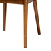 Baxton Studio Lavin Mid-Century "Walnut" Light Brown/Beige Faux Leather Dining Chair - RT324-CHR