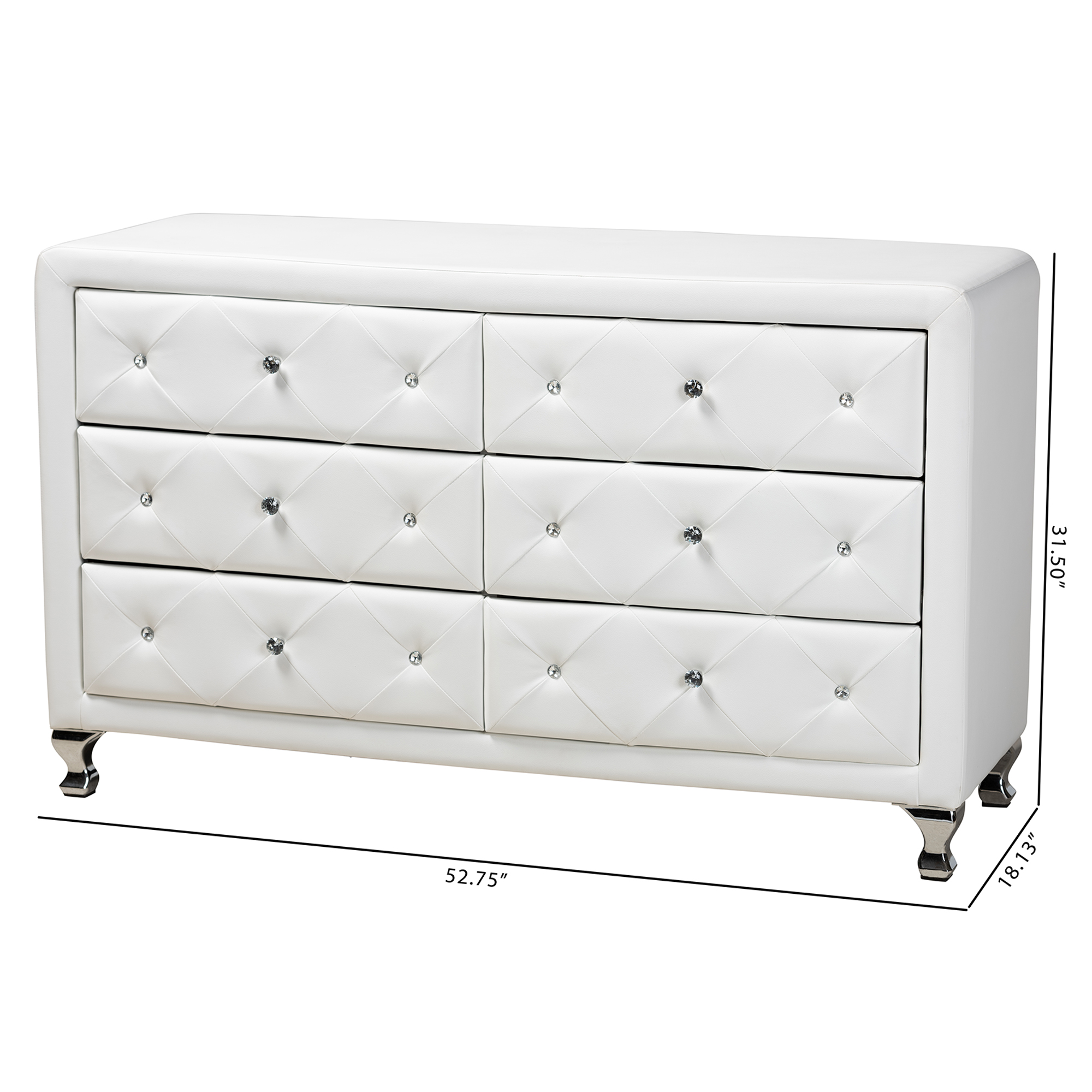 Baxton studio mirrored deals dresser