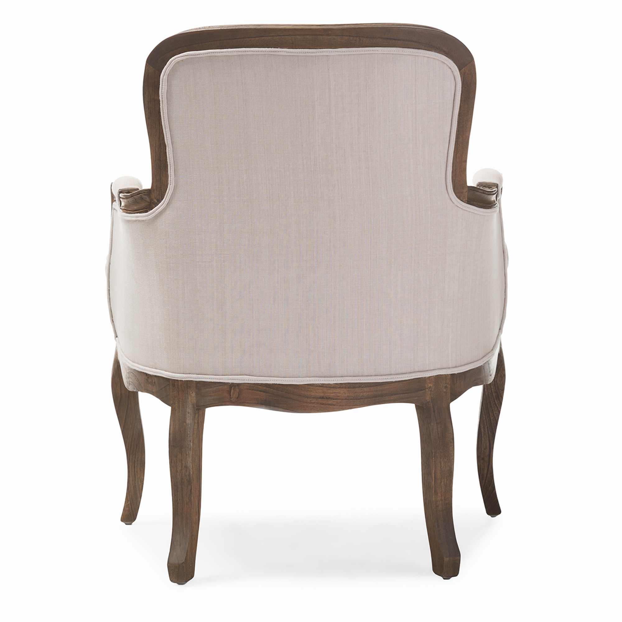 Baxton Studio Napoleon Traditional French Accent Chair Ash