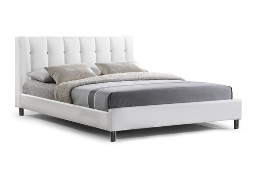 White full deals bed headboard