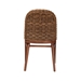 bali & pari Denver Modern Bohemian Walnut Brown Finished Acacia Wood and Seagrass Dining Chair - Denver-Wood/Banana Leaf-DC