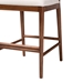 bali & pari Nadim Modern Bohemian Seagrass and Acacia Wood Counter Stool - New York-Wood/Banana-CS