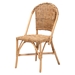 bali & pari Neola Modern Bohemian Natural Rattan Dining Chair - 12737-Rattan-DC