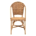 bali & pari Neola Modern Bohemian Natural Rattan Dining Chair - 12737-Rattan-DC