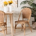 bali & pari Neola Modern Bohemian Natural Rattan Dining Chair - 12737-Rattan-DC