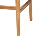 bali & pari Storsel Bohemian Natural Rattan and Teak Wood 2-Piece Bar Stool Set - STORSEL-Natural Rattan/Teak Wood-BS