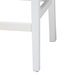 bali & pari Talli Bohemian Paper Loom and White Mahogany Wood 2-Piece Bar Stool Set - BCP-01-Wood/White-BS