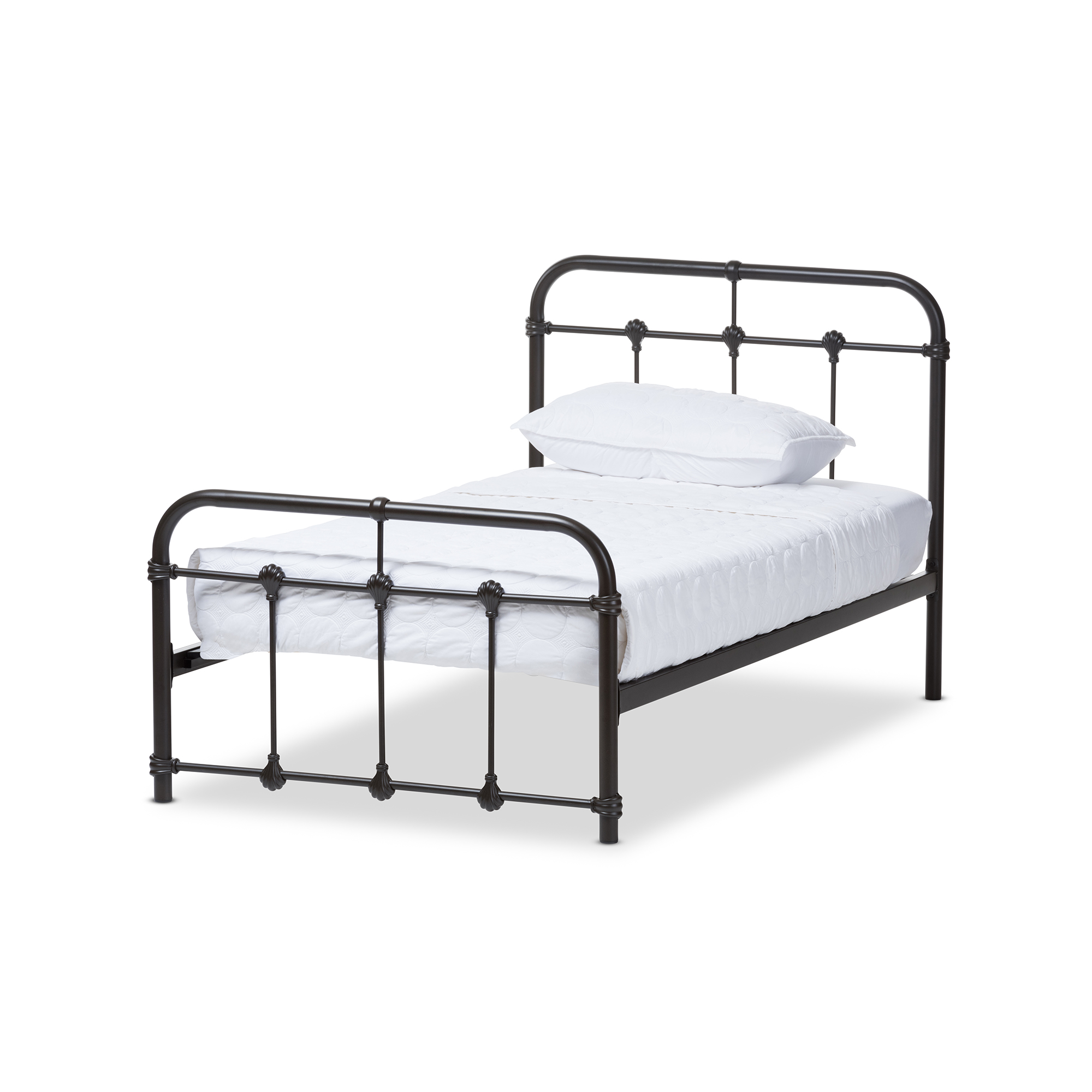 twin metal platform bed