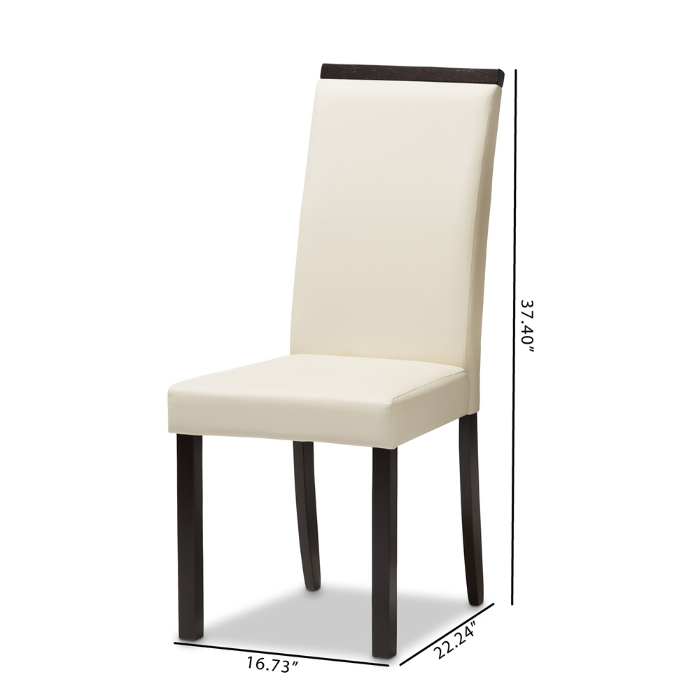 Sansa Dining Chair - Distressed Black/Cream - IN STOCK - Canalside