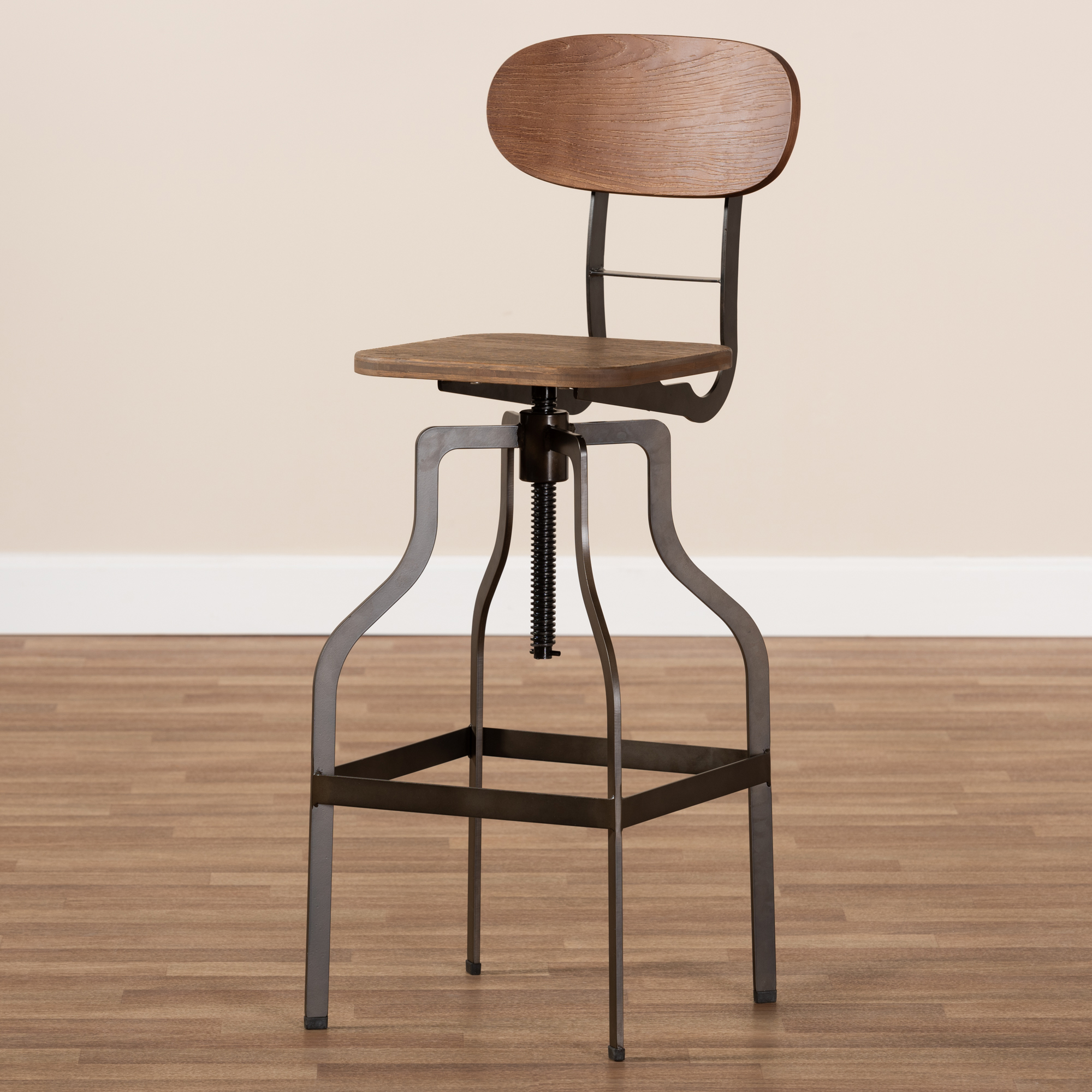 rustic adjustable bar stools