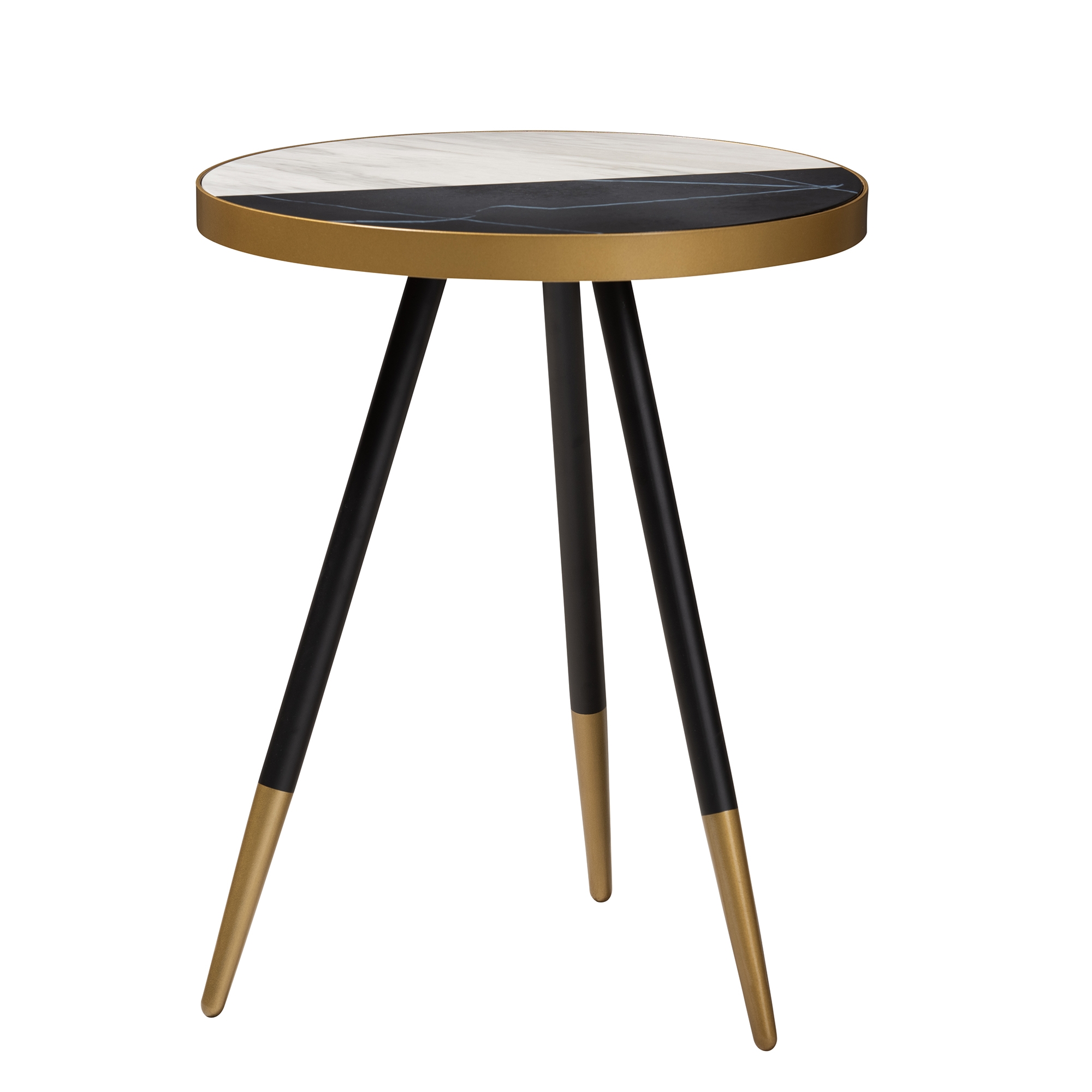 gold tone end tables