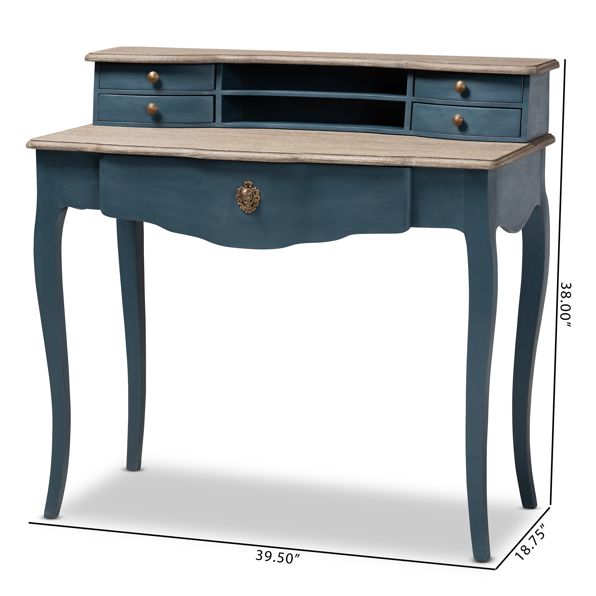 baxton studio woodrow writing desk