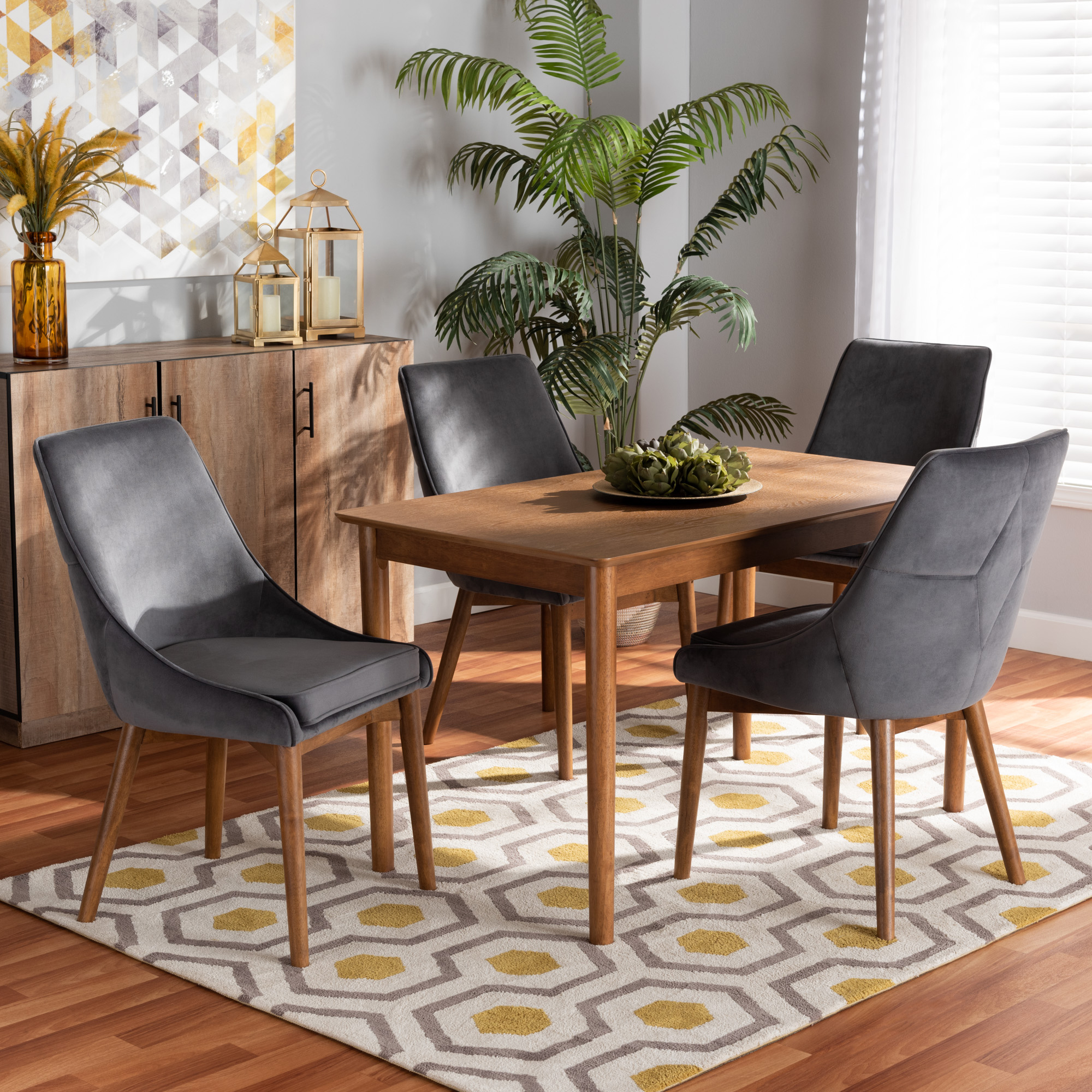 langley street tunis 5 piece dining set