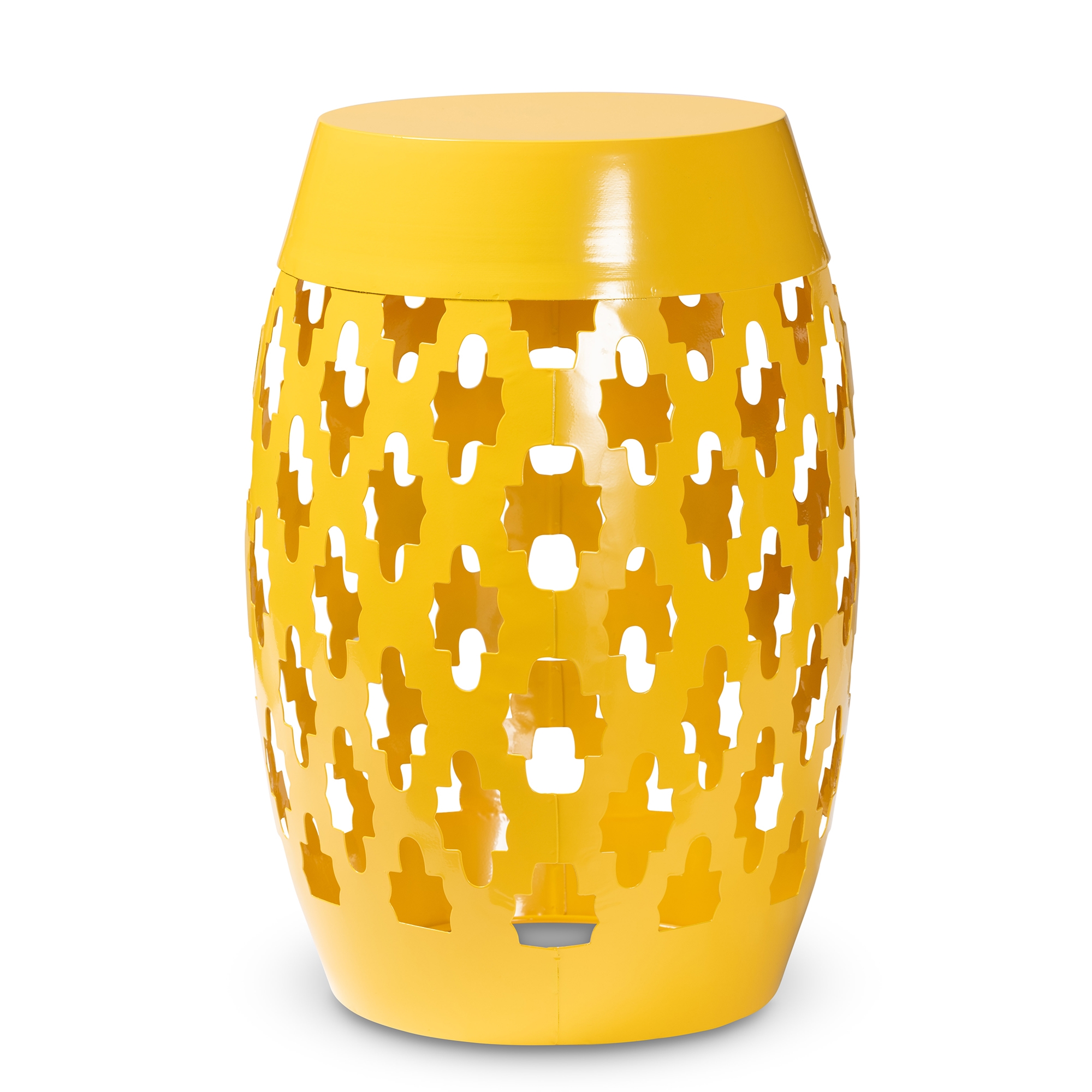 patio side table yellow