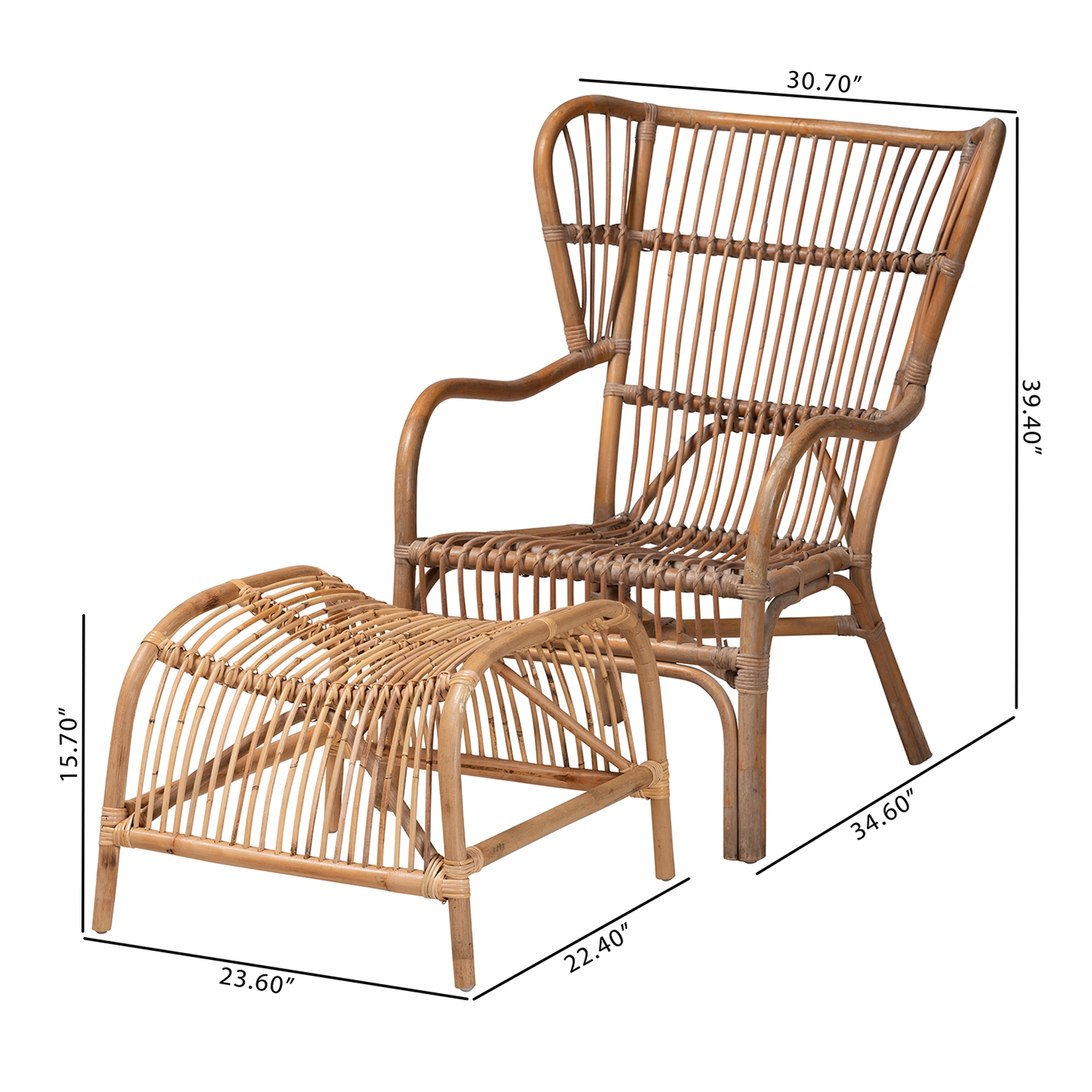 granit rattan chair