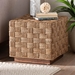 bali & pari Karina Bohemian Natural Seagrass End Table - KARINA-Wooden-ET