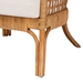 bali & pari Regina Bohemian Light Honey Rattan Arm Chair - REGINA-Light Honey Rattan/Wicker Weave-CC