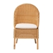 bali & pari Camelia Bohemian Light Honey Rattan Dining Chair - Camelia-Light Honey Rattan-DC