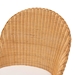 bali & pari Camelia Bohemian Light Honey Rattan Dining Chair - Camelia-Light Honey Rattan-DC