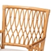 bali & pari Maisa Bohemian Light Honey Rattan Arm Chair - Maze-Light Honey Rattan-CC