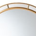 Baxton Studio Ulvi Antique Goldleaf Round Accent Mirror - RXW-10925-Mirror