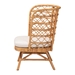 bali & pari Tania Bohemian Light Honey Rattan Accent Chair - TANIA-Light Color Rattan-CC