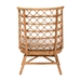 bali & pari Tania Bohemian Light Honey Rattan Accent Chair - TANIA-Light Color Rattan-CC