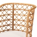 bali & pari Tania Bohemian Light Honey Rattan Accent Chair - TANIA-Light Color Rattan-CC