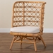 bali & pari Tania Bohemian Light Honey Rattan Accent Chair - TANIA-Light Color Rattan-CC