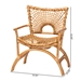 bali & pari Mamba Bohemian Natural Rattan Arm Chair - MAMBA-Rattan-CC