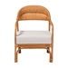 bali & pari Marisa Bohemian Light Honey Rattan Arm Chair - MARISA-Light Honey Rattan-CC