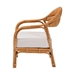 bali & pari Marisa Bohemian Light Honey Rattan Arm Chair - MARISA-Light Honey Rattan-CC