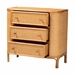 bali & pari Radenza Bohemian Light Honey Rattan 3-Drawer Storage Cabinet - RADENZA-Light Honey Rattan-Cabinet