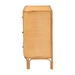 bali & pari Radenza Bohemian Light Honey Rattan 3-Drawer Storage Cabinet - RADENZA-Light Honey Rattan-Cabinet