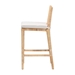 bali & pari Sofia Bohemian Natural Rattan Bar Stool - Sofia-Natural-BS