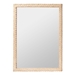 bali & pari Lanica Japandi Sun Bleached Rattan Wall Mirror