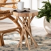 bali & pari Liberte Natural Teak Wood End Table - Liberte-Wooden-ET