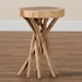 bali & pari Liberte Natural Teak Wood End Table - Liberte-Wooden-ET