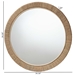 bali & pari Geralyn Japandi Natural Seagrass Round Wall Mirror - WS097-Natural Rattan-Mirror