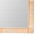 bali & pari Lankston Bohemian Natural Rattan Square Accent Wall Mirror - WS102-Natural Rattan/Wood-Mirror