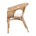 bali & pari Abbey Modern Bohemian Natural Rattan Dining Chair - 12717-Natural Rattan-DC-Version 2