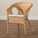 bali & pari Abbey Modern Bohemian Natural Rattan Dining Chair - 12717-Natural Rattan-DC-Version 2