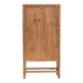 bali & pari Sibu Bohemian Natural Rattan and Teak Wood Tall Cabinet - SIBU-Rattan/Wood Tall-Cabinet